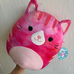 [NEW] 14” Claudella Pink Tie-Dye Tabby Cat Squishmallow
